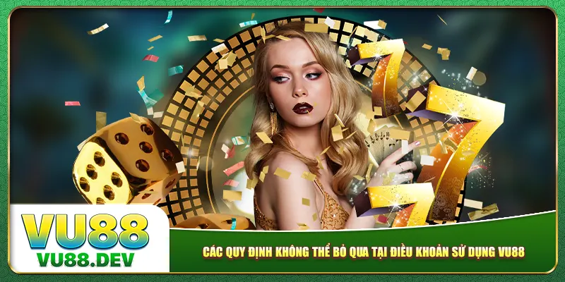 Các quy định không thể bỏ qua tại điều khoản sử dụng Vu88