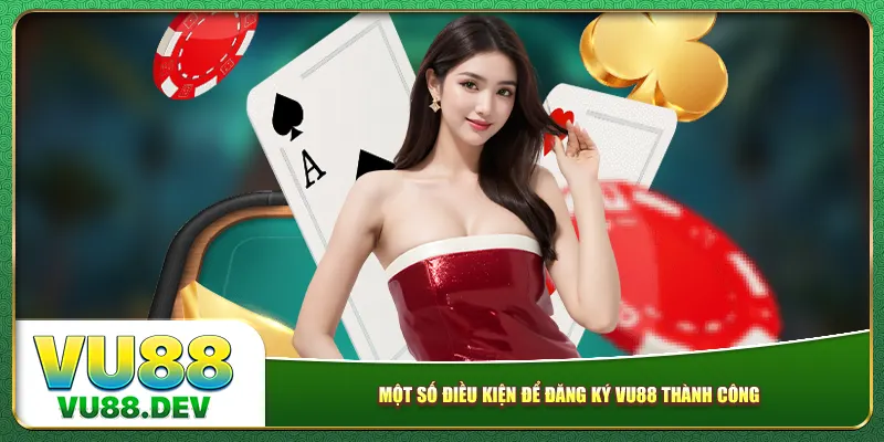 Một số điều kiện để đăng ký Vu88 thành công