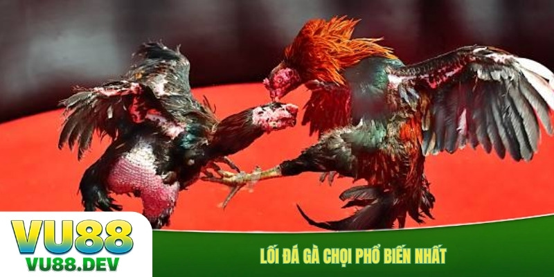 Lối đá gà chọi phổ biến nhất